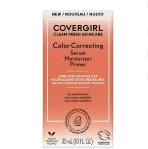 New COVERGIRL Color Correcting Serum Moisturizer Primer Dark Spots